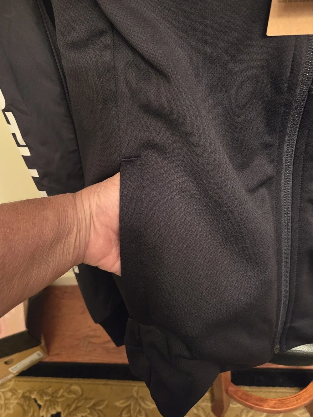 The North Face Train N Logo Full Zip Hoodie Black Men’s XL NWT